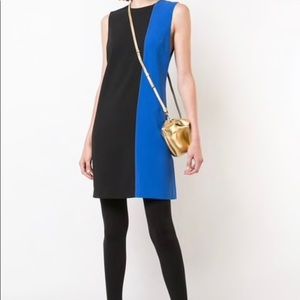 alice + olivia colour block mini dress